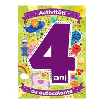 Activitati cu autocolante la 4 ani