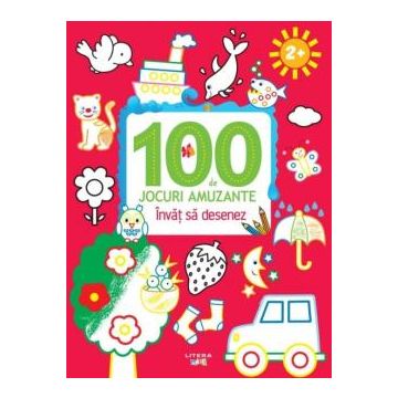 100 de jocuri amuzante. Invat sa desenez (Litera)