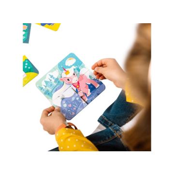 Joc educativ Puzzle Mimorello Unicorni de basm (Kreativ)