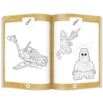 E fun sa colorezi - Ninjago (carte de colorat cu abtibilduri) (Gama)