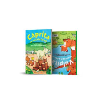 Caprita se joaca la ferma/ Vulpita se joaca in padure (Booklet)