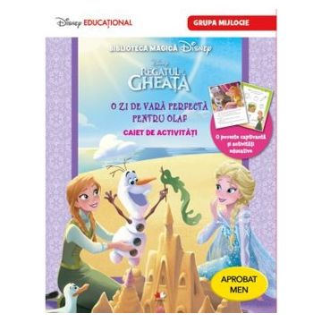 REGATUL DE GHEATA. O zi de vara perfecta pentru Olaf. Caiet de activitati (grupa mijlocie) (Litera)