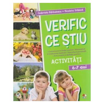 VERIFIC CE STIU. Activitati scolare. 6-7 ani (Litera)