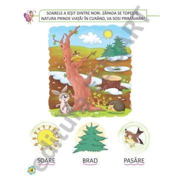 Vine, vine primavara! Carte de colorat (Elicart)