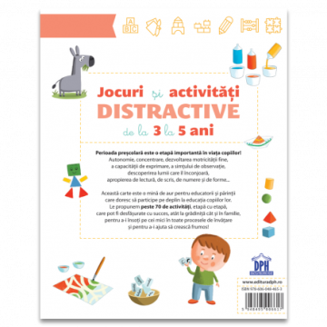 Jocuri si activitati distractive de la 3 la 5 ani (DPH)