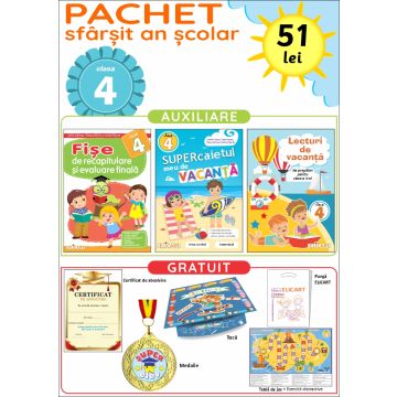 Pachet sfarsit an scolar - clasa a IV-a 2024 (Elicart)