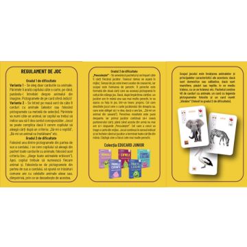 Animalele - Carti de joc educative (Gama)