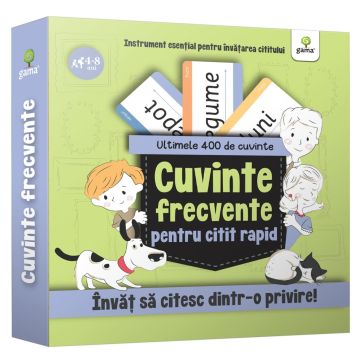Kit Ultimele 400 de cuvinte frecvente de citit rapid (Gama)
