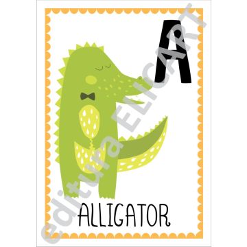 Set cartonase Zoo Alphabet (Elicart)