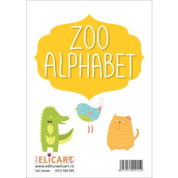 Set cartonase Zoo Alphabet (Elicart)