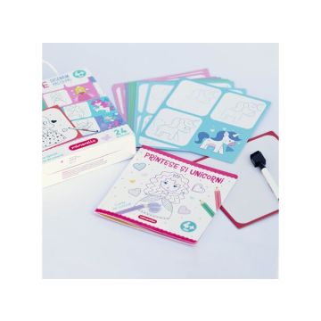 Joc educativ Mimorello - Printese si unicorni - Desenam pas cu pas (Kreativ)
