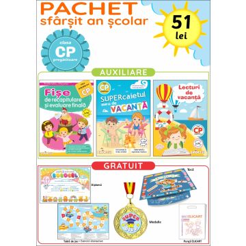 Pachet sfarsit an scolar - clasa pregatitoare 2024 (Elicart)