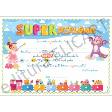 Super Diploma sfarsit de an scolar 2024 (Elicart)