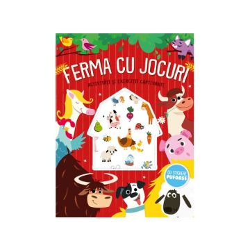 Ferma cu jocuri - stickere pufoase (Kreativ)