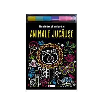 Animale jucause - Recitam si coloram (Kreativ)