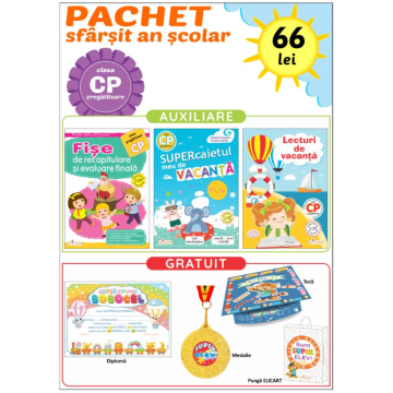 Pachet PROMO sfarsit de an școlar - clasa pregatitoare 2026 (Elicart)