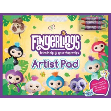 Fingerlings Artist Pad, Carte de colorat si activitati (3098/FIAR)