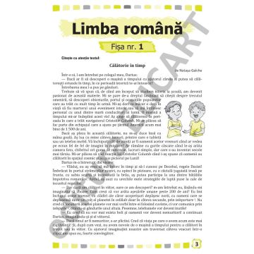Fise de recapitulare si evaluare finala clasa a IV-a (Elicart)