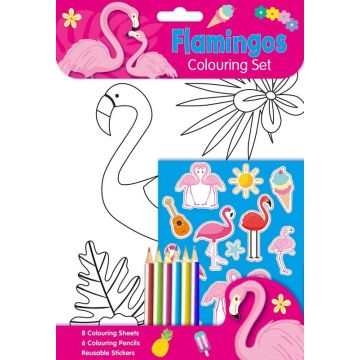 Flamingo Colouring Set, Set de colorat (3109/FGCS)