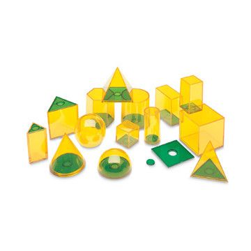 Forme geometrice GeoSolids - 14 piese
