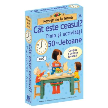 CAT ESTE CEASUL - TIMP SI ACTIVITATI - 50 DE JETOANE (Didactica publishing house)