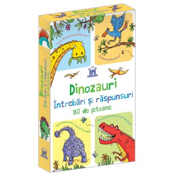 Dinozauri - Intrebari si raspunsuri - 50 de jetoane (DPH)
