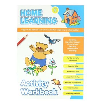 Learning at Home Activity Books, Caiet cu activitati de invatare a limbii engleze pentru prescolari! (3092/LHAB1-4)