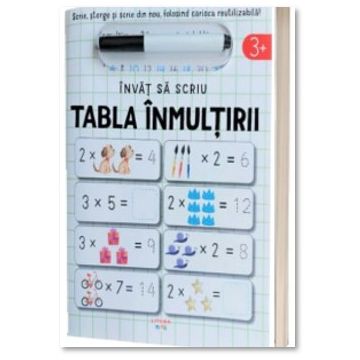Invat sa scriu. Tabla inmultirii (Litera)