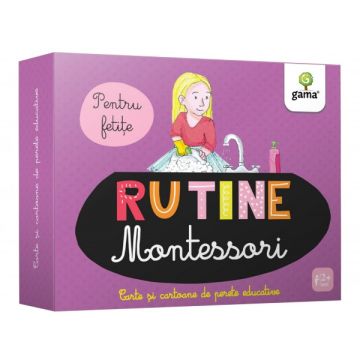 Rutine Montessori pentru fetite- CARTOANE DE PERETE EDUCATIVE SI DECORATIVE (GAMA)