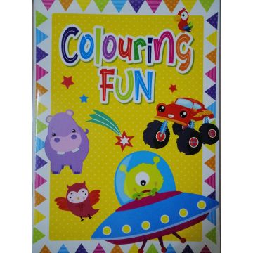 Colouring Fun Books, carte de colorat (Galben) (1459/CFCB1-3)