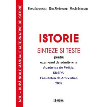 Istorie sinteze si teste. Academia de Politie