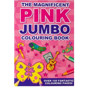 The Magnificent Pink Jumbo Coloring Book, Marea carte de colorat- Roz (3039/PIJC)
