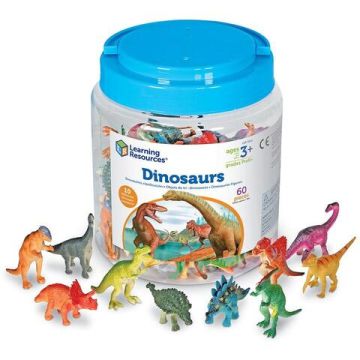 Set pentru sortat - Dinozauri jucausi (60 piese)
