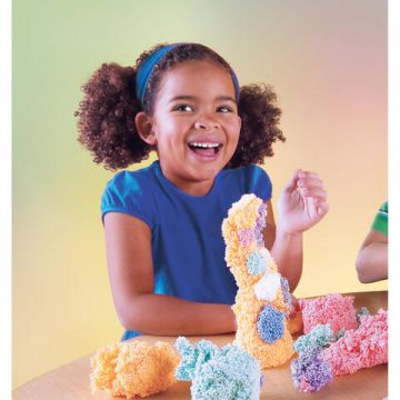 Spuma de modelat cu sclipici Playfoam™ - Set 4 culori