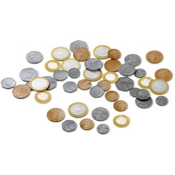 Set cu 700 monede de jucarie (lire)