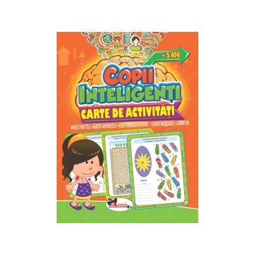 Jocuri pentru copii inteligenti - carte de activitati + 5 ani (Aramis)