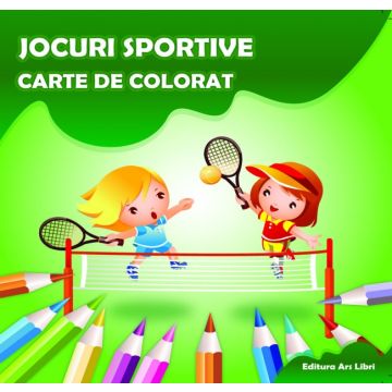 Carte de colorat - Jocuri sportive (Ars Libri)