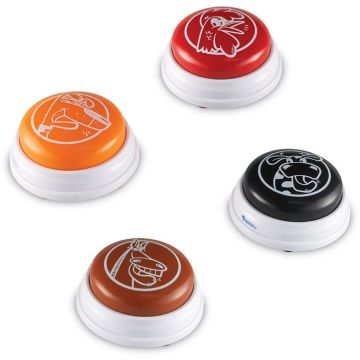 Learning Resources Sonerii pentru raspuns - animale - set 4 buc
