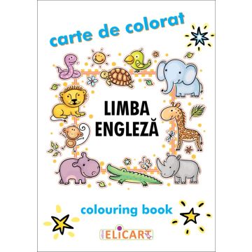 Limba engleza. Carte de colorat (Elicart)