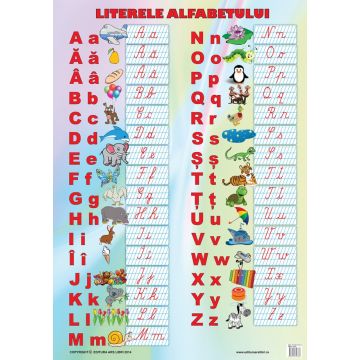 Plansa Literele Alfabetului (Ars Libri)