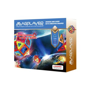 MAGPLAYER Joc de constructie magnetic - 30 piese 