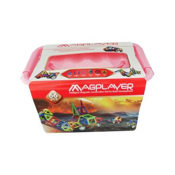MAGPLAYER Joc de constructie magnetic - 66 piese