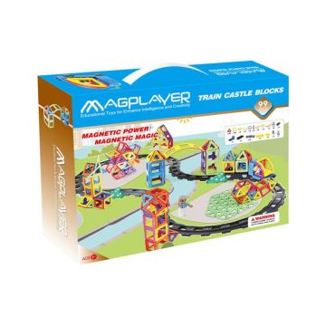 MAGPLAYER Joc de constructie magnetic - 99 piese 