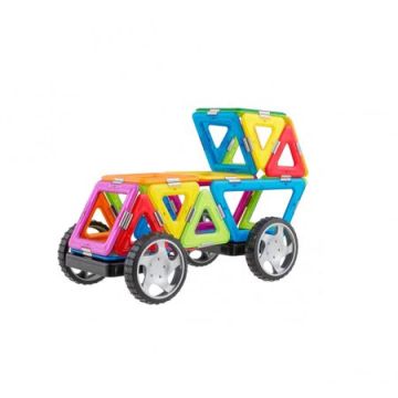Magspace 25 Piese - Mini Karting Set - Joc Magnetic Educativ de Constructie 3D