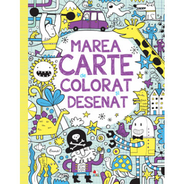 Marea carte de colorat și desenat (Litera)