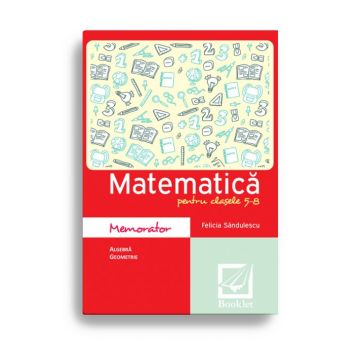 Memorator de matematica - clasele V-VIII (Booklet)