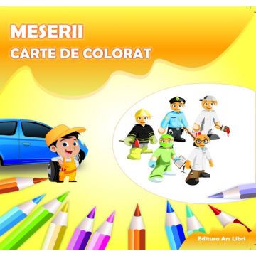 Carte de colorat - Meserii (Ars Libri)