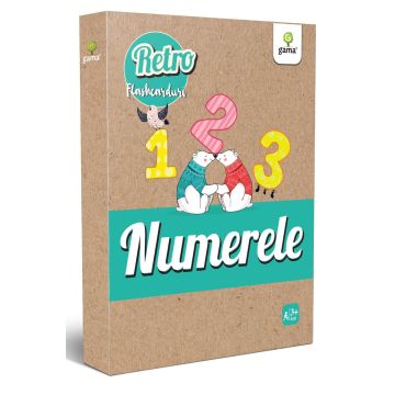 Numerele-RETRO FLASHCARDURI (Gama)