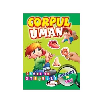 Organele de simt - carte cu stickere