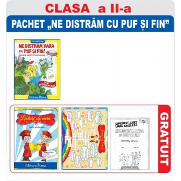 PACHET Ne distram cu Puf si Fin, Clasa a II-a 2023 (Diana)